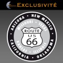 Plaque Route 66 interstate