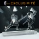 Trophée escrime, épée, sabre, fleuret