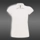 Polo à broder, femme blanc