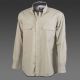 Chemise Jones 2 poches beige-marine