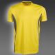 T-shirt respirant QUICK DRY mixte jaune-gris