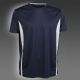 T-shirt respirant QUICK DRY mixte marine-blanc