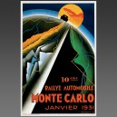 10e rallye automobile Monte-Carlo, affiches posters
